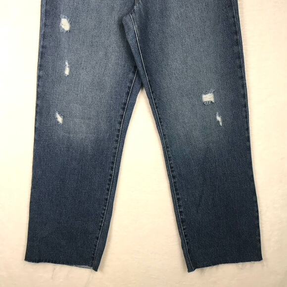 Sincerely Jules Jeans Size‎ 5 Mom Stovepipe Distressed Button Loose Baggy Skater - Picture 3 of 9